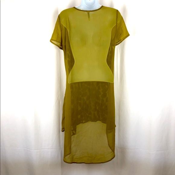Monoreno sheer layered short sleeve tunic S - Picture 4 of 6